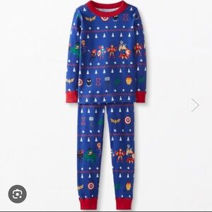 Hanna Andersson Blue Marvel Pajama Set